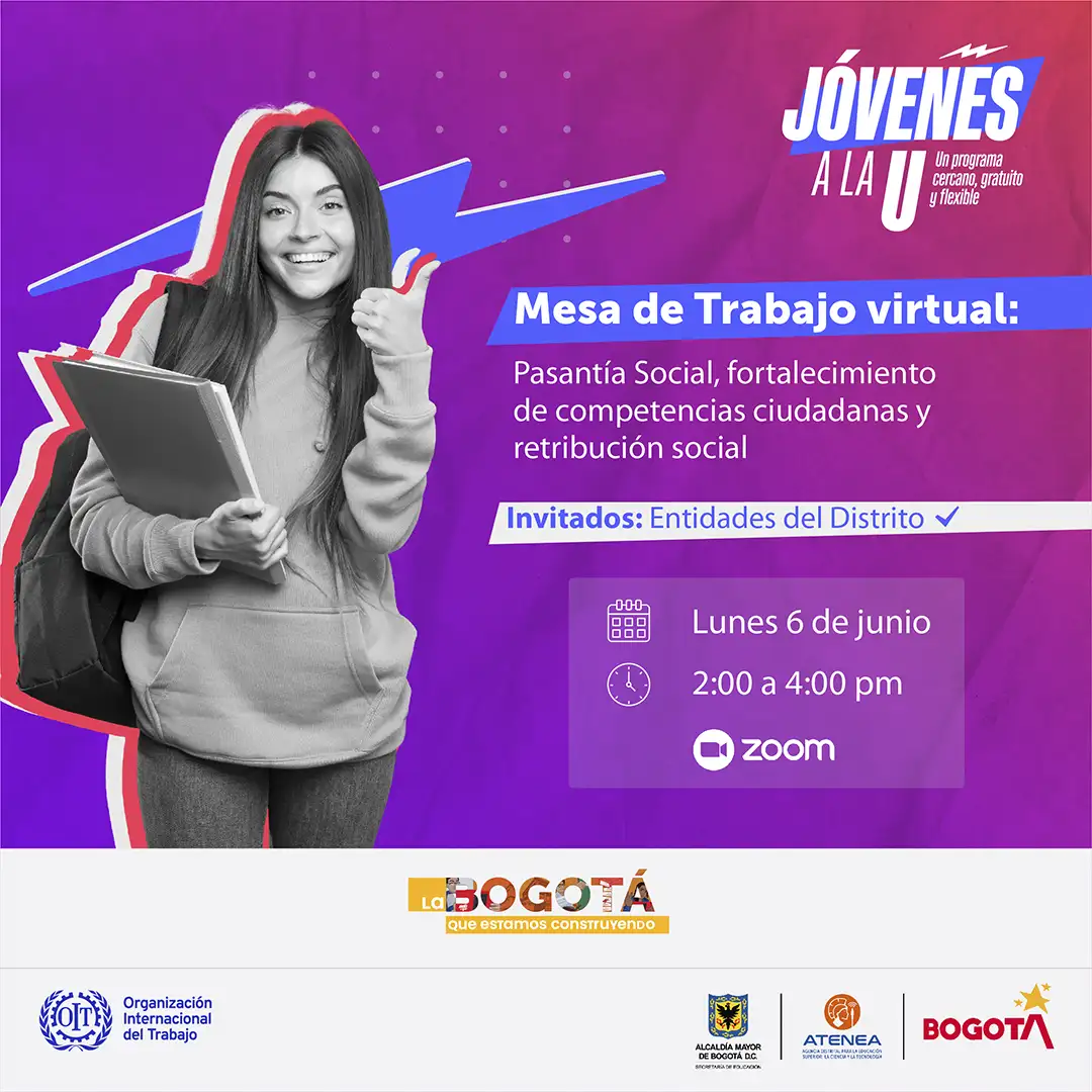 Jovenes a la U - Mesa de trabajo virtual Entidades del Distrito