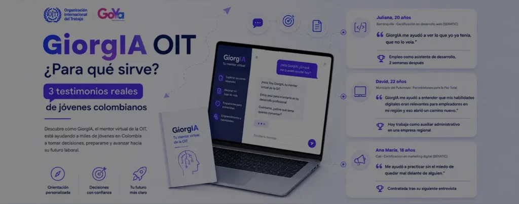 GiorgIA OIT para qué sirve testimonios jóvenes colombianos