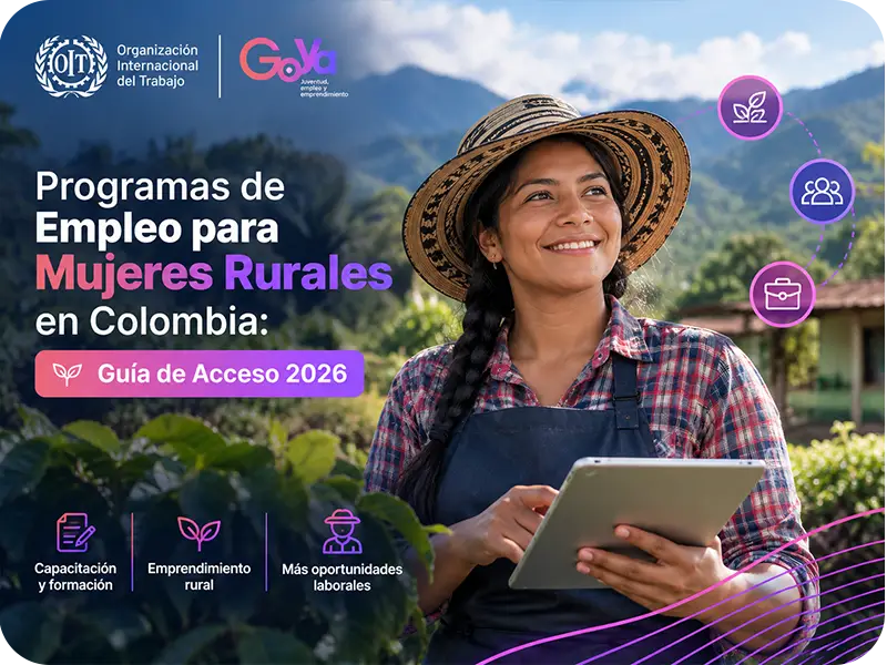 programas de empleo para mujeres rurales en Colombia