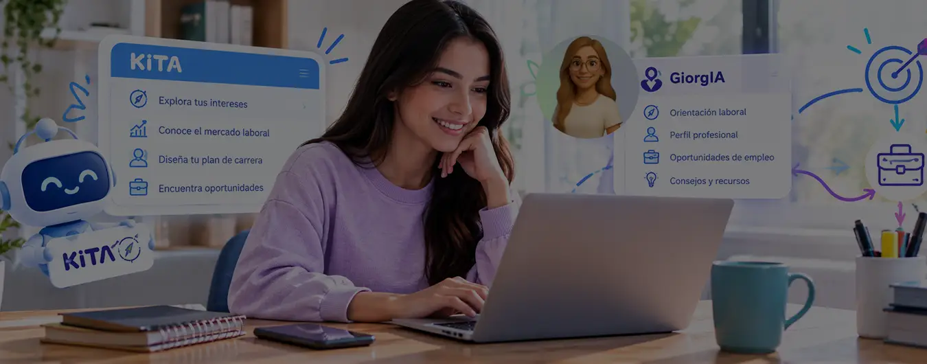 KITA y GiorgIA Juntas, Cómo Combinar las Herramientas de IA de GoYa para Conseguir Empleo